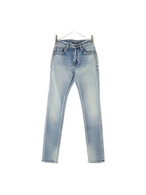 Saint Laurent Paris Denim Skinny Pants Indigo